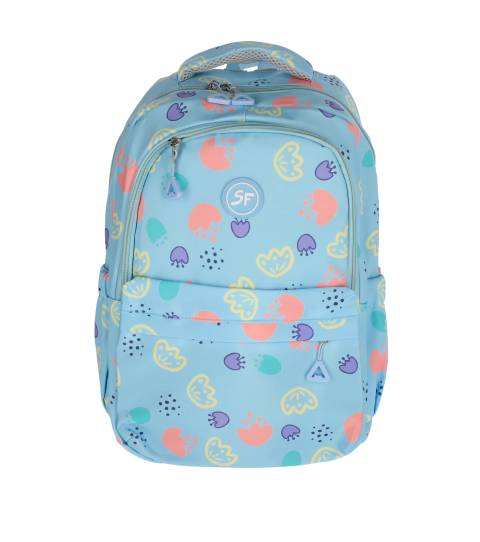 Ghiozdan SF 3F 40x31x13cm 0,32kg ALBASTRU Flori